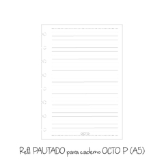 REFIL P/ CADERNO DE DISCO PAUTADO OCTO P (A5) - 50 folhas - 90g/m2 RA5PA50 na internet