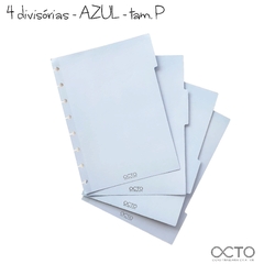 Kit 4 divisórias P P/ Caderno de Disco - OCTO na internet