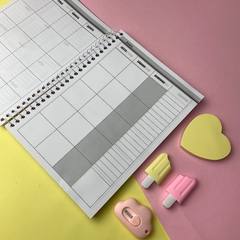 CADERNO COLEGIAL LUMI SMART 80 FLS ROSA METALICO 680048 KIT - comprar online