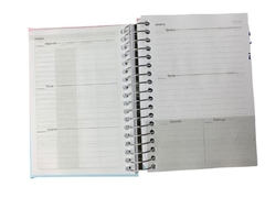 AGENDA PLANNER ESPIRAL C/D 168FLS 10,5x15cm LUMI KIT - Papel Estrela Papelaria