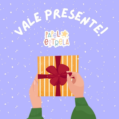 VALE PRESENTE 50 PAPEL ESTRELA