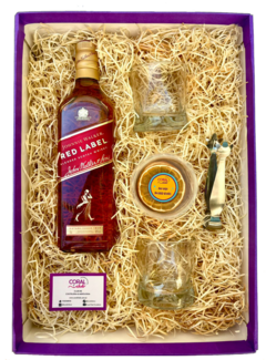 Box whisky red label - comprar online