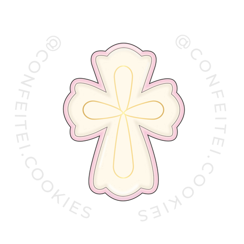 Cruz Cortador para Biscoito e Confeitaria 9x11 | Confeitei