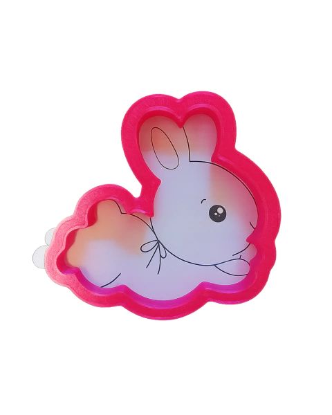 Coelho saltando Cortador para Biscoito e Confeitaria 9x8| Confeitei - comprar online