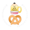 Kit caneca lápis e pretzel