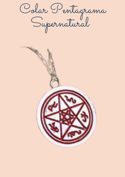 COLAR PENTAGRAMA - SUPERNATURAL