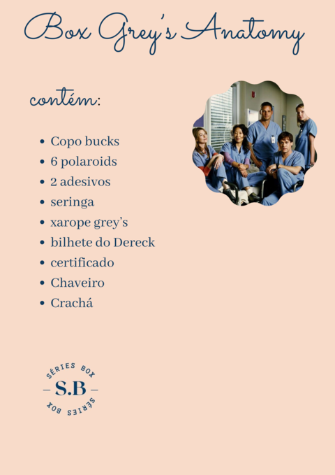 BOX GREY’S ANATOMY