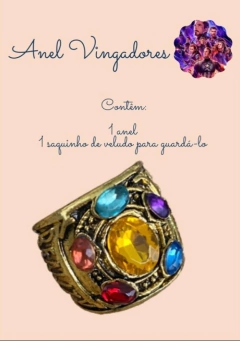 ANEL JOIAS DO INFINTO MARVEL