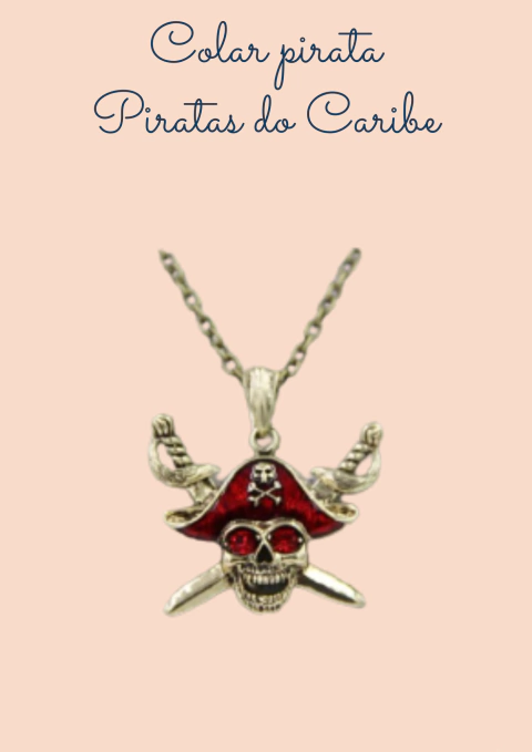 COLAR PIRATA- PIRATAS DO CARIBE