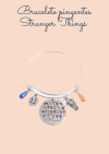 BRACELETE/PULSEIRA COM PINGENTES - STRANGER THINGS