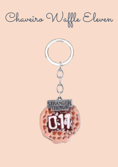 CHAVEIRO WAFFLE ELEVEN - STRANGER THINGS