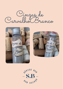 FRASCO CINZAS DE CARVALHO BRANCO