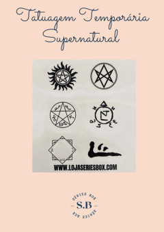 TATUAGEM TEMPORÁRIA - SUPERNATURAL