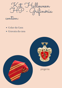 KIT HALLOWEEN - GRIFINÓRIA