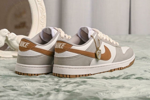 Dunk Premium Cinza/ Caramelo