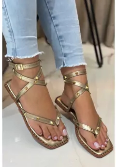 FLAT HELLEN OURO - comprar online