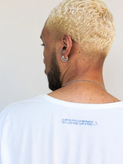 camiseta coração caipira off white - Uai Soul