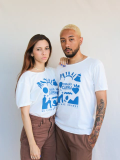 camiseta coração caipira off white - comprar online