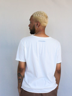 camiseta coração caipira off white