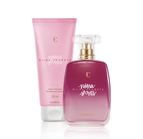 COMBO NIINA SECRETS: DESODORANTE COLÔNIA + LOÇÃO HIDRATANTE DESODORANTE CORPORAL