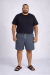 Short Mauricinho Linho Plus Size Masculino Cranc