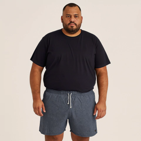 Short Mauricinho Linho Plus Size Cranc - comprar online