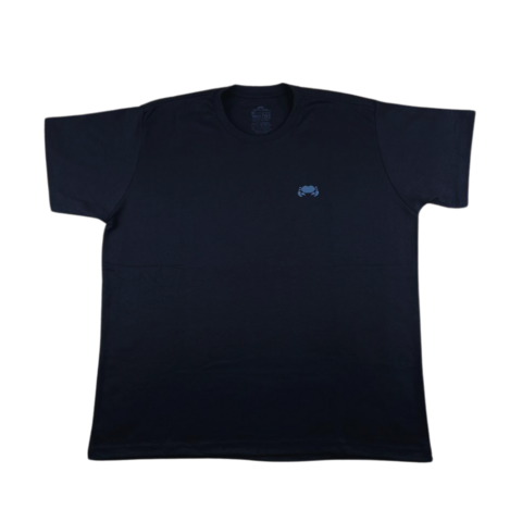Camiseta Malhão Plus Size Cranc Básica Logo Cinza