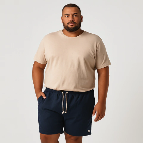 Short Mauricinho Linho Plus Size Cranc - comprar online