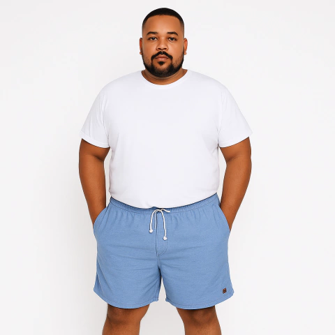 Short Mauricinho Linho Plus Size Cranc - comprar online