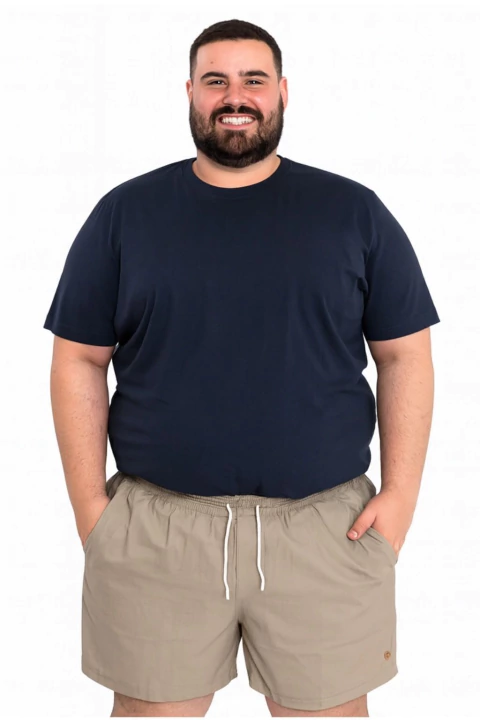 Short Plus Size Mauricinho Sarja Cranc 3