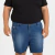 Bermuda Jeans 100% Plus Size Masculina Cranc 55 Destroyed - comprar online