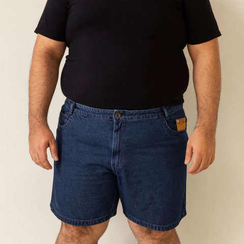 Bermuda Jeans 100% Plus Size Masculina Cranc 6 - comprar online