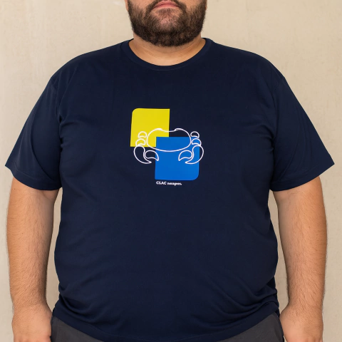 Camiseta Plus Size Masculina Cranc Company (Aquarella) - comprar online