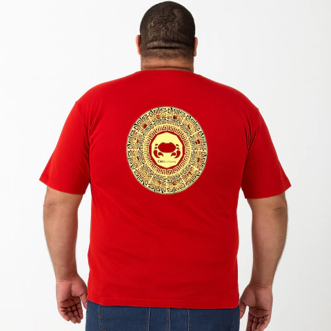 Camiseta Plus Size Masculina Cranc Company (Tribal) - comprar online