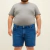 Bermuda Jeans C/ Lycra Plus Size Masculina Cranc 35 - comprar online