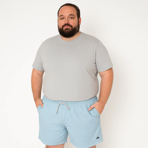 Short Plus Size Mauricinho Sarja Cranc - comprar online