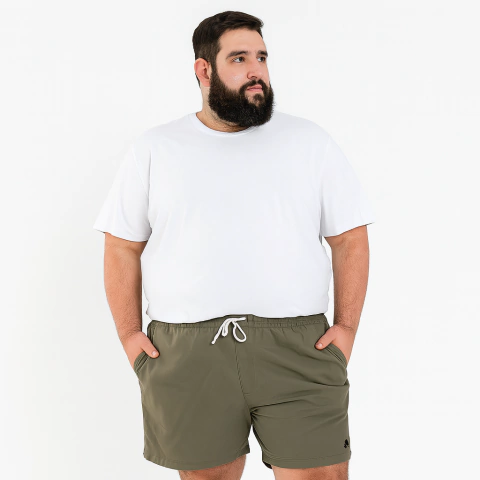 Short Plus Size Mauricinho Sarja Cranc Premium - comprar online