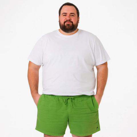 Short Plus Size Mauricinho Sarja Cranc OUTLET - comprar online