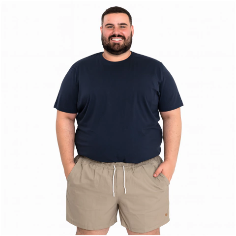 Short Plus Size Mauricinho Sarja Cranc 3 - comprar online
