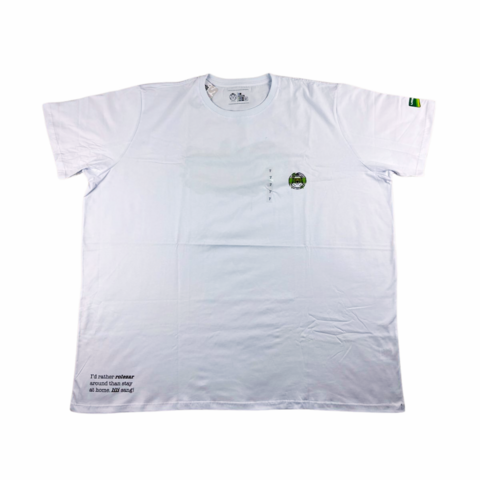 Camiseta Plus Size Masculina Mais Pano Estampa Costas Verde OUTLET (URBZ)