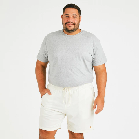 Short Mauricinho Linho Plus Size Cranc - comprar online
