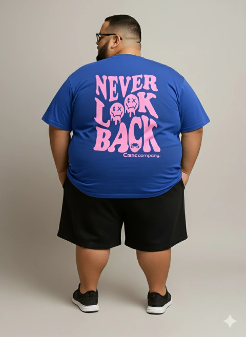 Camiseta Malhão Plus Size Never Look Back - comprar online