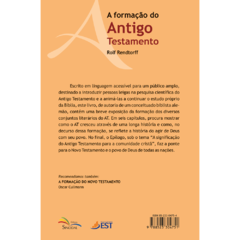 A formação do Antigo Testamento - comprar online