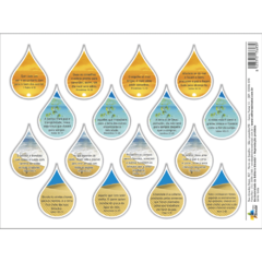 Folha de Figurinhas - Gota