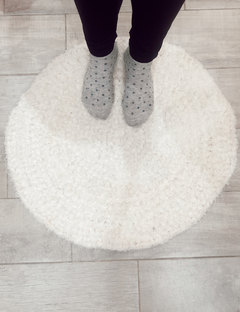 Alfombra Redonda Tejida 100% algodon - comprar online