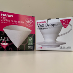 Hario V60 cerâmica Branco 01