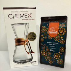 Embalagem Café Carneiro Reserva Especial e Chemex