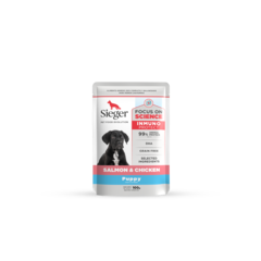 Pouch Sieger Puppy Salmon y Pollo Wet