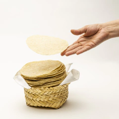 Tortilla de maíz azul/blanco - Nixcome