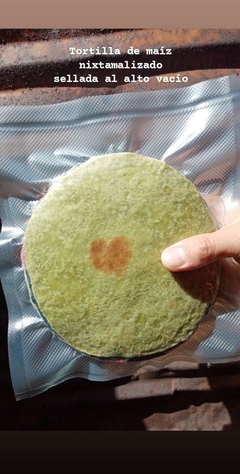 Tortillas de maíz con nopal en internet